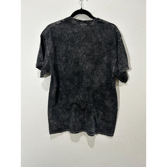 NEW Nirvana Stonewashed Gray Smiley Tee, Size L - Picture 3 of 3